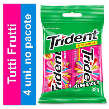 CHICLE TRIDENT TUTI FRUTI 32G