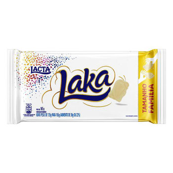 CHOCOLATE LACTA LAKA TAMANHO FAM 145G