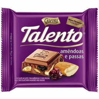 CHOCOLATE TALENTO GAROTO AMENDOAS PASSA 25G