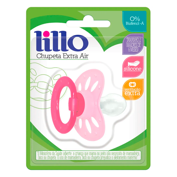 CHUPETA LILLO EXTRA AIR ROSA N2