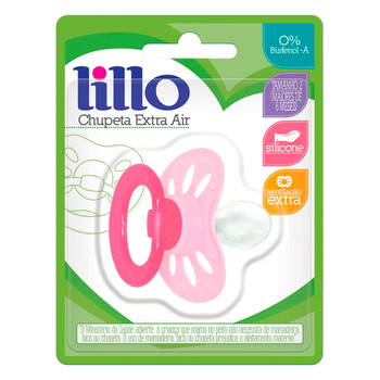 CHUPETA LILLO EXTRA AIR ROSA N2