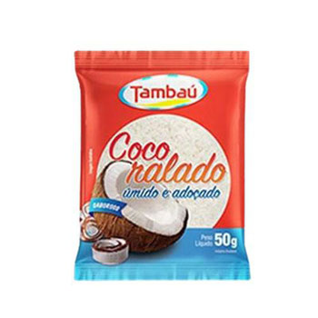 COCO RALADO UMIDO ADOCADO TAMBAU 50G