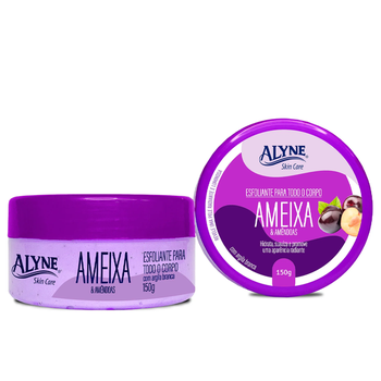 CREME ESFOLIANTE AMEIXA AMENDOAS ALYNE 150G