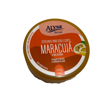 CREME ESFOLIANTE MARACUJA MACADAMIA ALYNE 150G