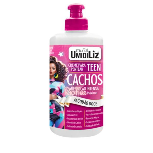 CREME PENTEAR CACHOS UMIDIBRILHO TEEN ALGOD DOCE 300ML