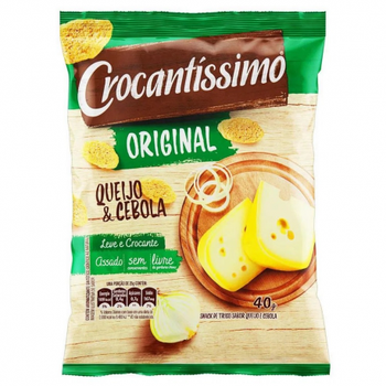 CROCANTISSIMO QUEIJO E CEBOLA 40G