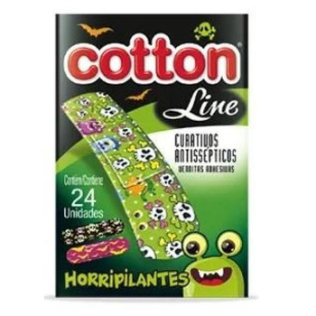 CURATIVO ANTISEPTICO HORRIP COTTON LINE 24UN
