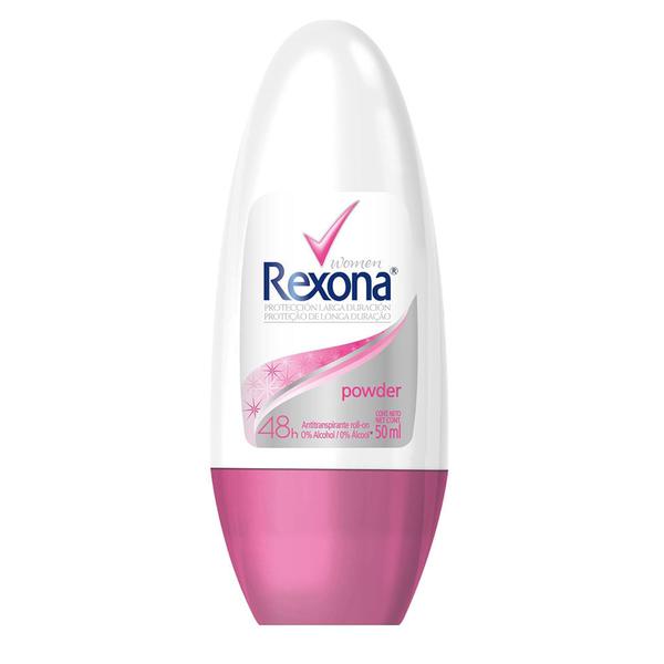 DESOD REXONA ROLLON 50ML WOMEM POWDER