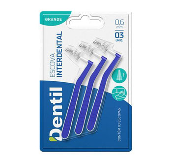 ESCOVA DENTIL INTERDENTAL BRUSH 0,6M 3UN