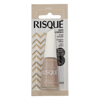 ESMALTE RISQUE CREMOSO GRAO DE ARROZ 8ML
