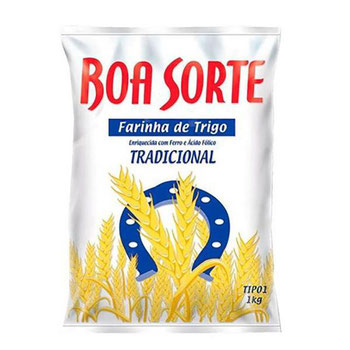 FARINHA TRIGO BOA SORTE S FERM 1KG