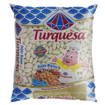 FEIJAO BRANCO TURQUESA 500G