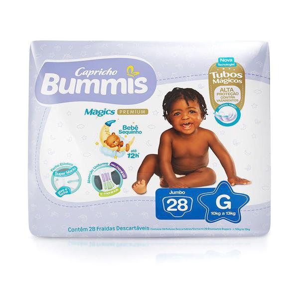 FRALDA BUMMIS TUBOS CALCA MEGA G C/ 30UN
