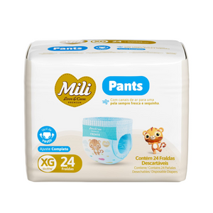 FRALDAS DESC MILI LOVECARE PANTS XG 24UN