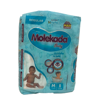 FRALDAS DESC MOLEKADA BABY M 8UN