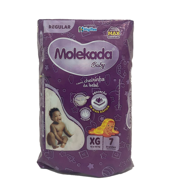 FRALDAS DESC MOLEKADA BABY XG 7UN