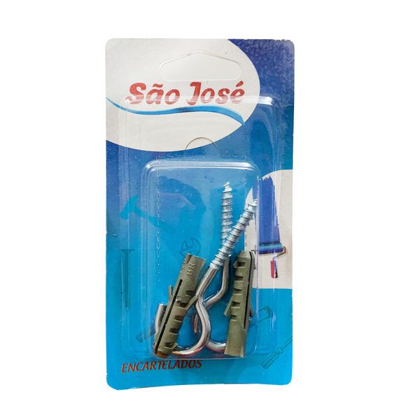 GANCHO 8 + BUCHA C  2UN