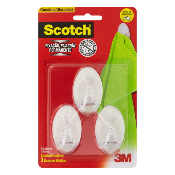 GANCHO SCOTCH TRANSPARENTE UND