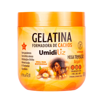 GELATINA UMIDILIZ CACHOS OLEO ARGAN 500G