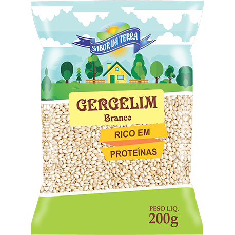 GERGELIM BRANCO SABOR DA TERRA 200G