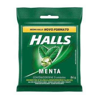 PASTILHA HALLS MENTA 28G