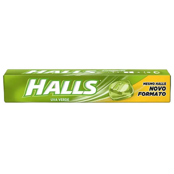 HALLS UVA VERDE 28G