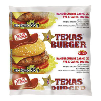 HAMBURGUER TEXAS CARNE BOI AVE 56G UND