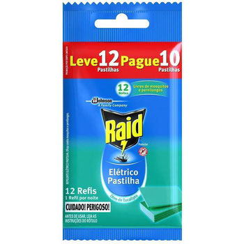 INSETCIDA RAID ELETRICO REFIL 12UND
