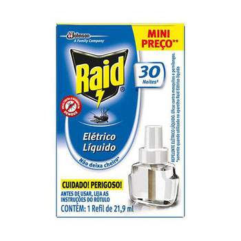 INSETICIDA RAID ELETRICO LIQUIDO RF 32,9ML