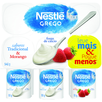 IOGURTE GREGO NESTLE TRAD MORANGO 90G