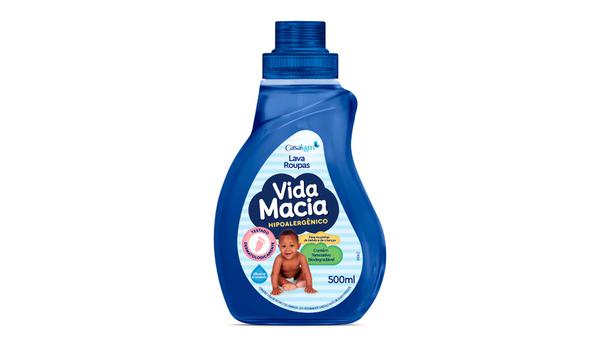 LAVA ROUPAS VIDA MACIA GLICERINA LAVANDA 500ML