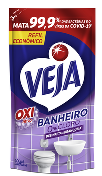 LIMPADOR BANHEIRO VEJA LAVANDA 400ML