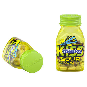MENTOS KISS LIMAO 38,5G