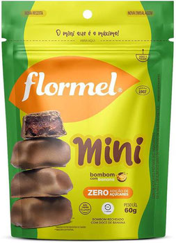 MINI BOMBOM DE BANANA FLORMEL 60G