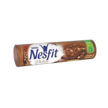 BISC INTEGRAL NESFIT DELICE CACAU E AVELA 140G
