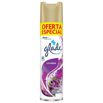 ODORIZADOR GLADE AEROSSOL FAMILIA 360ML LAVANDA