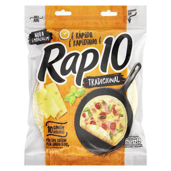 PAO TORTILHA RAP10  330G