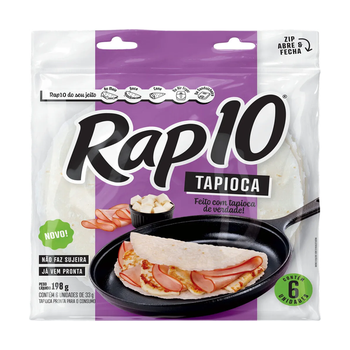 PAO TORTILHA RAP10 TAPIOCA 198G