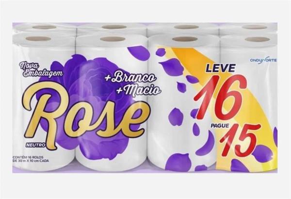 PAPEL HIGIENICO ROSE L16P15 30M