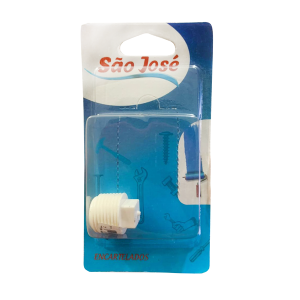 PLUG RR 1 2 BRANCO 1UN