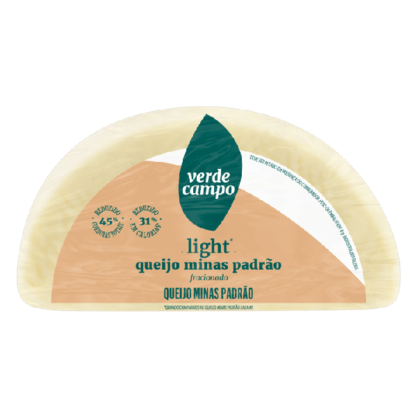 QUEIJO MINAS PADRAO LIGHT VERDE CAMPO