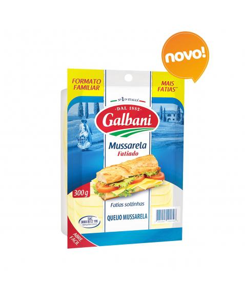 QUEIJO MUSSARELA FATIADO GALBANI 300G