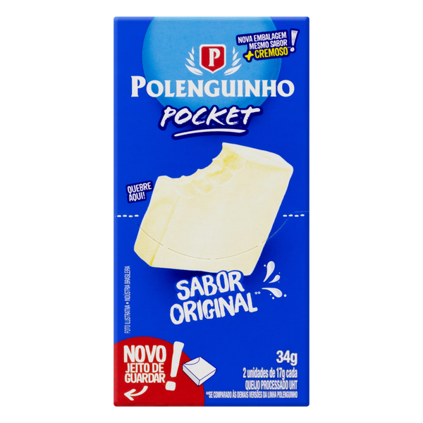 QUEIJO POLENGUINHO POCKET 34G