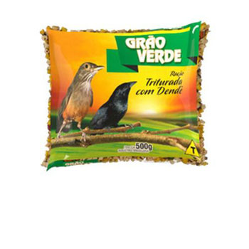 RACAO GRAO VERDE TRITURADA C  DENDE 500G
