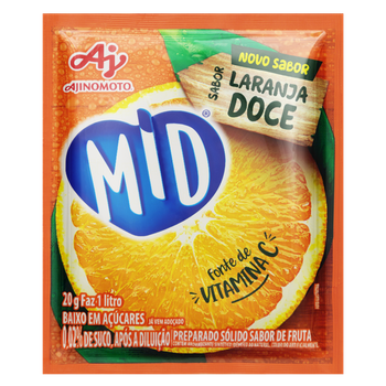 REFRESCO MID LARANJA DOCE 20G