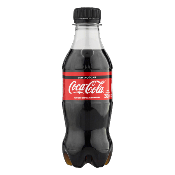 REFRIGERANTE COCA COLA PET ZERO 250ML