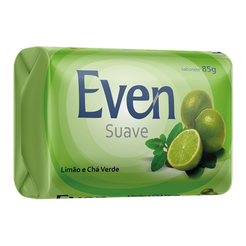 SABONETE EVEN SUAVE ALOE LIMAO CHA VERDE 85G