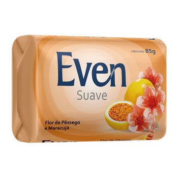 SABONETE EVEN SUAVE PESSEGO MARACUJA 85G