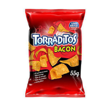 SALGADINHOS SAO BRAZ TORRADITOS BACON 55G
