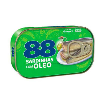 SARDINHA 88 OLEO 125G